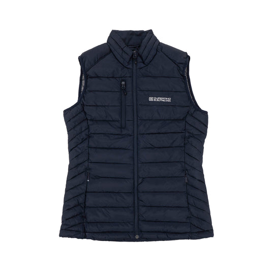 Clique Insulated Women's Full- Zip Puffer Vest (Navy)