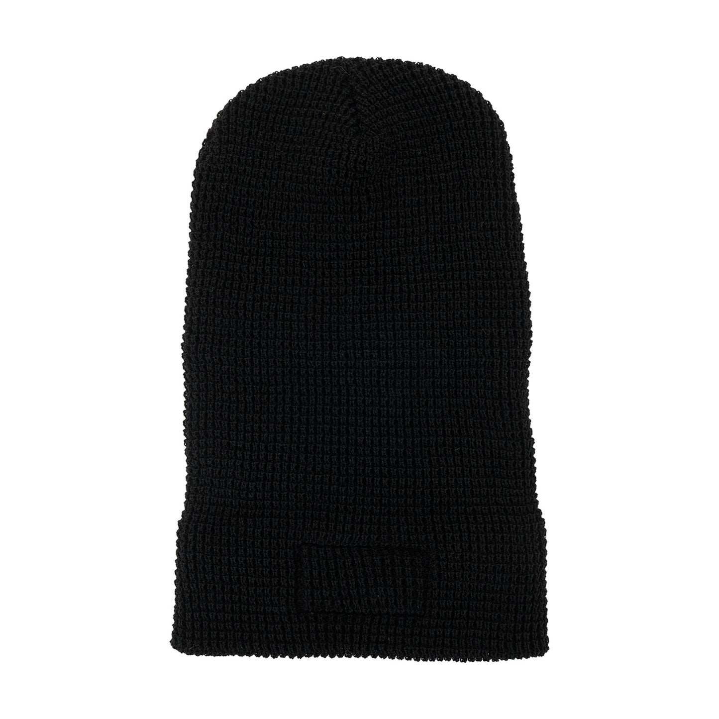 Waffle Cuffed Beanie (Black)