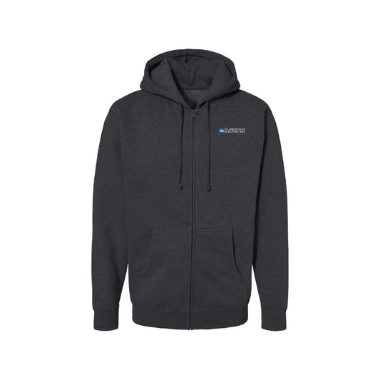 Charcoal Full-Zip Hoodie
