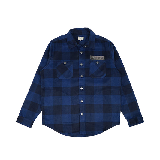 Blue Plaid Flannel Shacket